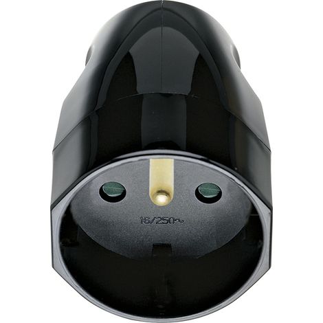 VIMAR - 00251 2P+T 16A Douille axiale française, noire