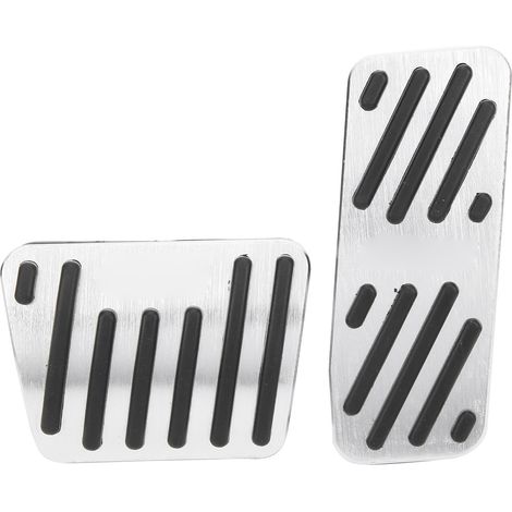 2 pièces Pédales d'accélérateur et de frein Repose-pied Pièces de rechange Modification pour Jeep Cherokee KL 2014-2019 (1/5)