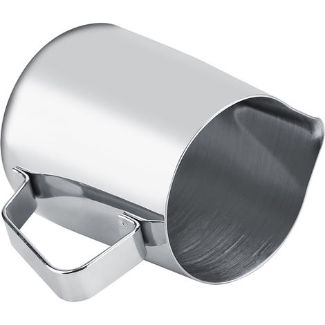 Tasse à mousser le lait en acier inoxydable, pichet à café, carafe pour latte art (350 ml) (1/5)