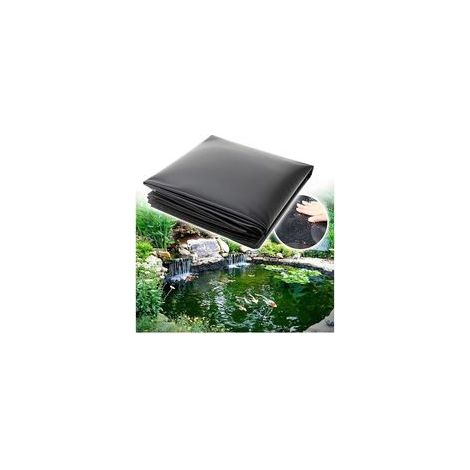 Liner Bassin Poisson Piscine 3x2m Membrane Renforcée 0,2mm Étanche Bâche Protection Eau Jardin Résistante UV