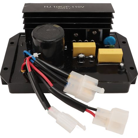 HJ 10K2P AVR Spannungsregler, automatischer Spannungsstabilisator aus Eisen und Aluminium für Benzingeneratoren (1/5)