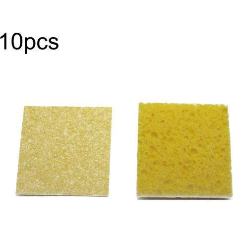 Desoldering sponge, dry wipe, compressed wood pulp sponge, facial cleansing sponge Specifications: Thin square 6 x 6 cm (1/4)
