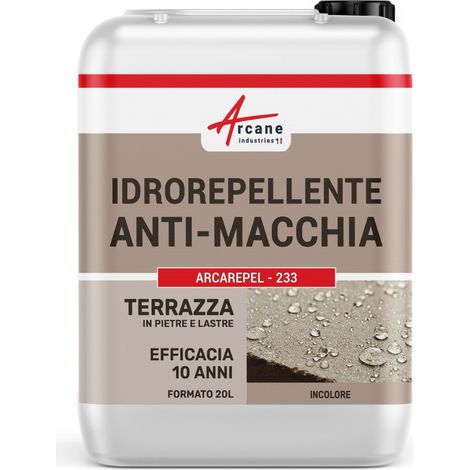 Idrorepellente per terrazze: a base solventata effetto lunga durata - ARCAREPEL - 233 - 20 L - ARCANE INDUSTRIES
