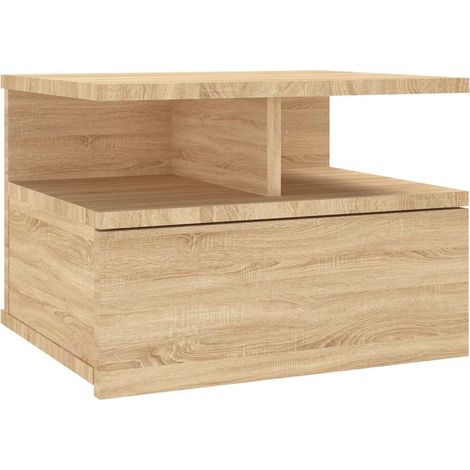 Maison Exclusive - Hängender Nachttisch Sonoma-Eiche 40x31x27 cm (1/5)