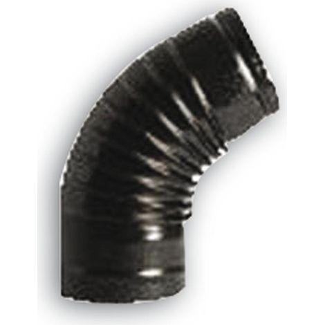 GOMITO TUBO STUFA CLASSIC 45° Ø13CM NERO OPACO