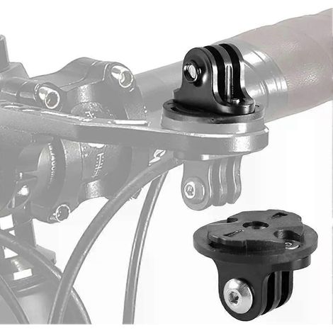 1 Stück Fahrradkamerahalterung aus Aluminiumlegierung, passend für MTB, Rennrad, GPS-Scheinwerfer und Garmin GoPro Fahrradcomputer (Stecker/Buchse) (1/4)