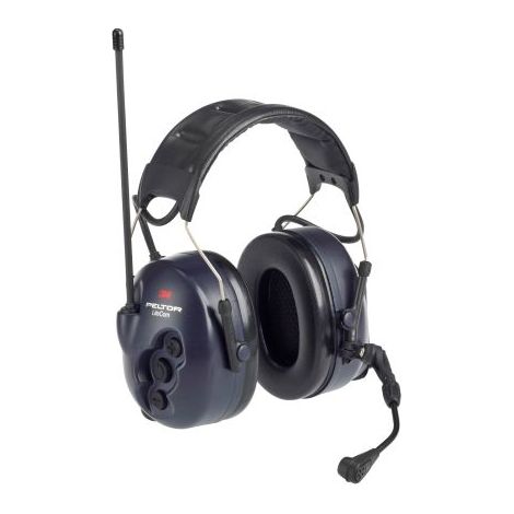 3M – Casque antibruit électronique 32dB – Serre-tête LiteCom – Protection auditive avec microphone réducteur de bruit – Pour environnements bruyants (1/2)