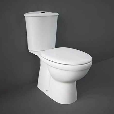 Vaso monoblocco tradizionale scarico pavimento Rak Karla con sedile (1/3)