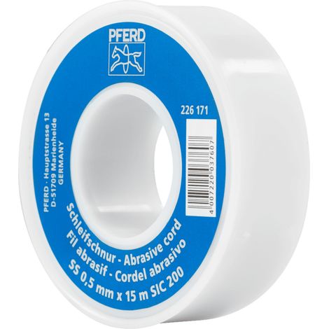 PFERD TOOLS SIC Schleifschnur AC Ø 0,4 mmx15 m SIC200 für Werkzeug- und Formenbau