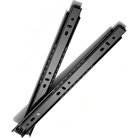 paire de rails coulissants pour support clavier, glissières tiroir à (1/5)