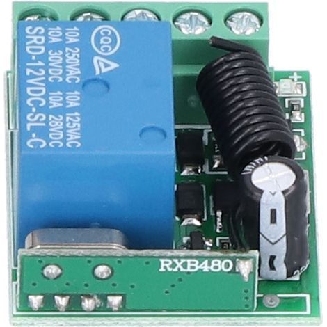 12V DC drahtloser Fernschalter, unidirektional, für Garagenbeleuchtung, mit Fernbedienung für die Nutzung über größere Entfernungen. (1/5)