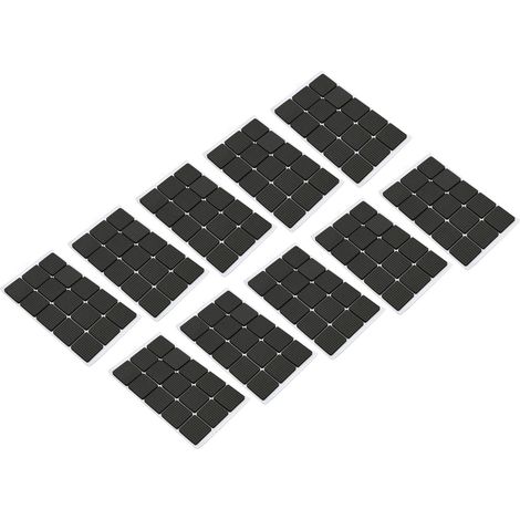 8 patins de chaise en mousse EVA noirs, antidérapants et silencieux pour protéger les sols (1/5)