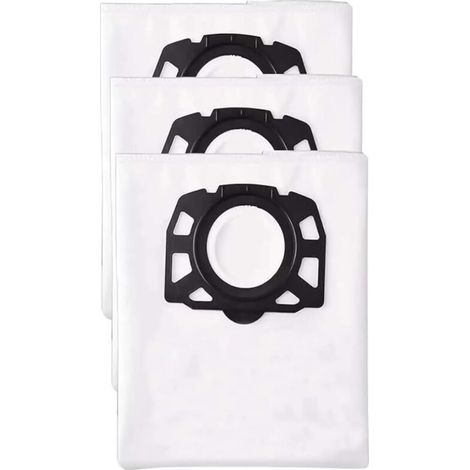 3er-Pack Staubsaugerbeutel, kompatibel mit Kärcher Staubsaugerbeuteln WD2 Plus, Kärcher WD 3, WD 3 Akku, KWD 1, KWD 2, KWD 3, MV 3, SE4001, SE4002, Universal-Staubsaugerbeutel