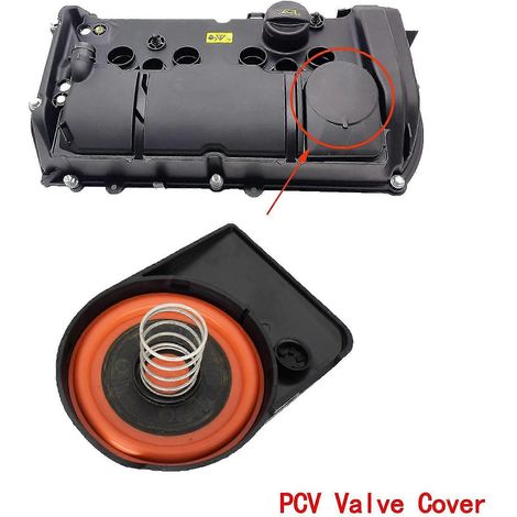 Kit de couvercle de soupape PCV, membrane de bouchon de soupape pour Mini Cooper R55 R56 R57 R58 R59 N13 N18 11127646552 Accessoires de couvercle( )