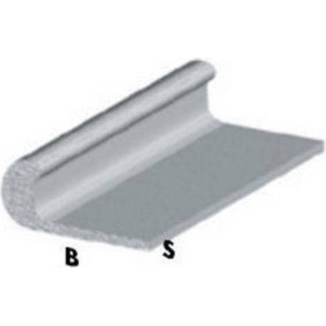 5 x PROFILO CROMO H.200 CM UNGHIETTA 18X1 MM