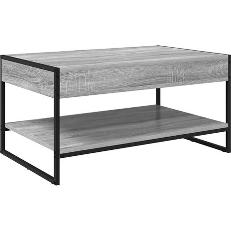Maison Exclusive - Tavolino da salotto Grigio Sonoma 80 x 50 x 40 cm