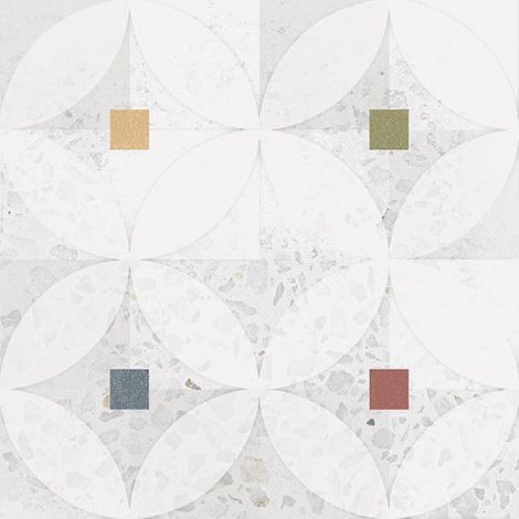 Eiffel Art Construction – Carrelage sol et mur effet terrazzo coloré 20x20 cm – Grès cérame – Finition mate – Usage intérieur – 1m2 par boîte (1/5)