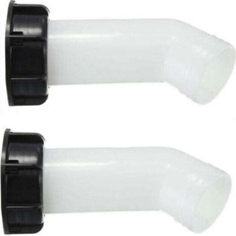 S60X6 Anschlussstück für 1000-Liter-Wassertank – Verlängerungsrohr, 40 mm Durchmesser – Crezuo