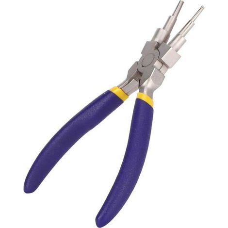 Pince à bec rond en acier au carbone, outil manuel multifonctionnel adapté à la fabrication de bijoux et travaux manuels précis (1/5)