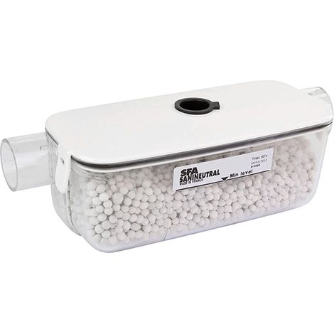 SFA – Neutraliseur de chaudière pour gaz et fioul – Élimination de l'acidité – Bac transparent pour contrôle des granulés – Fixation murale ou au sol