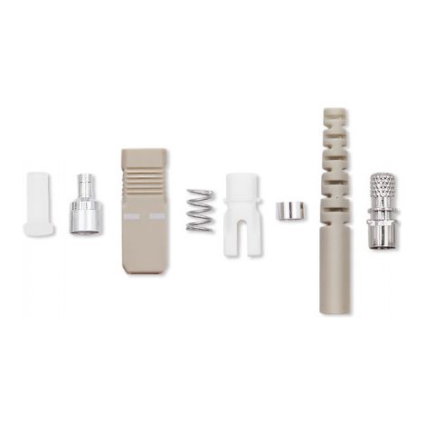 Conectores de fibra óptica SC Qoltec  Multimodo  2,0 mm  Kit de montaje  200 unidades. (1/2)