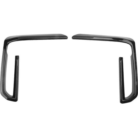Glänzend schwarze Zierleisten für die untere Frontstoßstange, inklusive Nebelscheinwerferabdeckung, für BMW X5 G05 (ab 2022). (1/5)