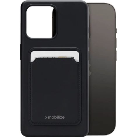 Mobilize Cardcase TPU Back Cover Negro Apple iPhone 15 Pro