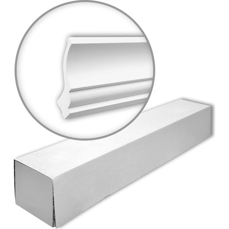 Profhome 150221 1 Karton SET mit 4 Eckleisten Stuckleisten Zierleisten 8 m (1/5)