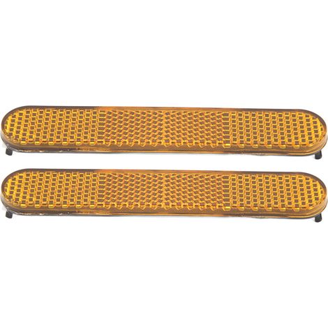 2 pièces Coque de Protection Décorative Réfléchissante pour Roue Arrière de Trotinette Électrique Xiaomi MI 4PRO, Jaune (1/5)