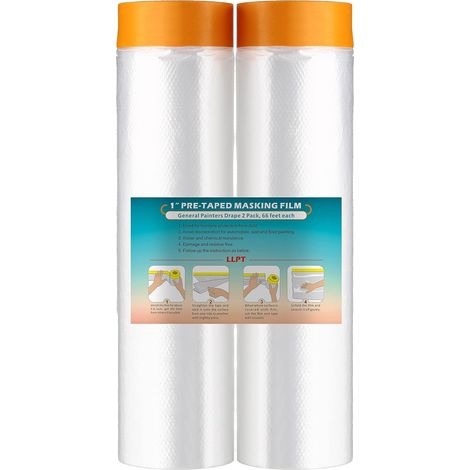 Pre-Recorded Masking Tape and Drape Film 270 cm (unfolded) x 20 m (1/5)