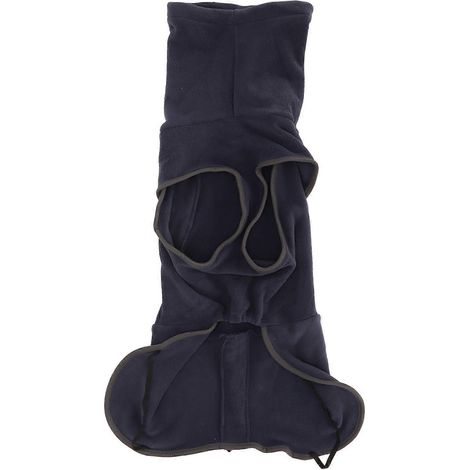 Manteau chien hiver bleu marine, doudoune extensible haute élasticité, veste chaude épaisse confortable pour temps froid, tenue canine imperméable et respirante, taille ajustable, 1 pièce. (1/5)