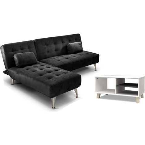 Sofa Cama Chaise Longue XS + Mesita de Centro DN (1/5)