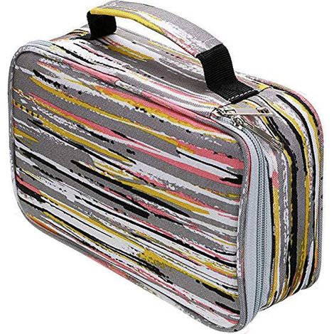 Etui À Crayons - Étui Organisateur Grand Volume Avec Poignée Réglable Et Compartiments Individuels - 167 Logements Pour Crayons + 3 Emplacements Pour Gomme Ou Taille-Crayon - 1 Pièce (1/5)