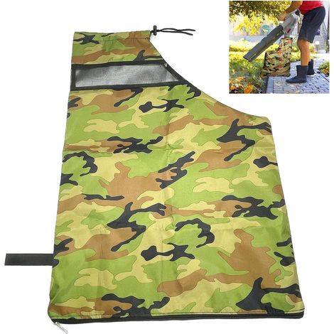 Bag Collection Leaf Zipper Leaf Vacuum Cleaner Bag Universal Vacuum Bag for Leaf Blower With Zipper Pick Up Leaves in the Garden Camouflage Color (1/5)