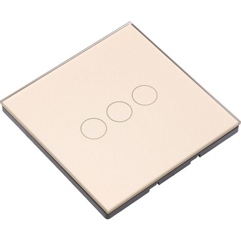 Interrupteur tactile intelligent 3 voies 2.4G WiFi, relais 86 type pour maison, commande à distance AC80-260V (1/5)