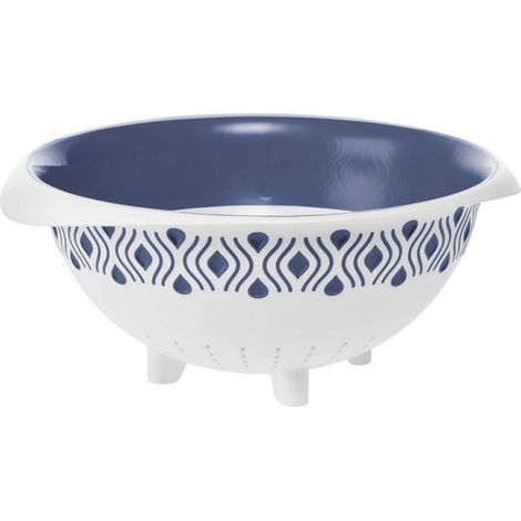 Égouttoir à pâtes Tosca Bleu cm 28 Stefanpl (1/2)