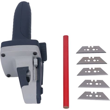 Coupe-plaques de plâtre avec ruban à mesurer, outil portable pour la découpe de plaques de plâtre et de carton, idéal pour le travail du bois. (1/5)
