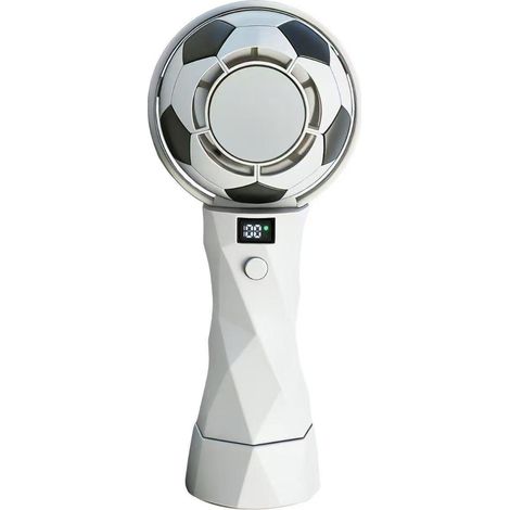 Ventilateur portable rechargeable — 2026 — Ventilateur turbo rafraîchissant sur le thème du football