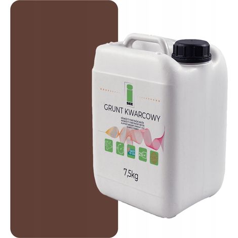 Primer al quarzo per intonaco decorativo, marrone scuro D822, 7,5 kg (1/5)