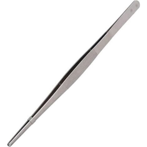 Pinze da barbecue da chef, set da 1 pezzo, pinze per lische di pesce, pinze da cucina di precisione in acciaio inossidabile, 30 cm - Crezuo