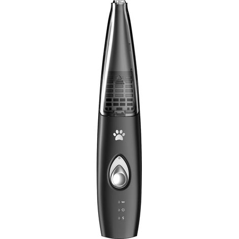 Tondeuse pour chiens et chats, tondeuse silencieuse avec lumière LED pour la coupe des pattes - Noire (1/5)