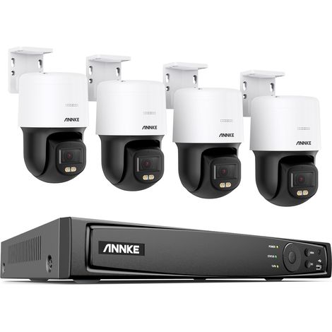 ANNKE 3K PT PoE Security Camera System with PT Auto-Tracking Color Night Vision IP66 (1/5)