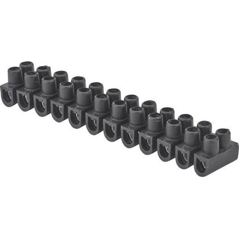 Morsettiera Nylbloc nero 2,5 mm².
