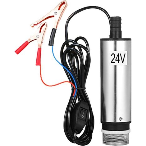 1 Pompe submersible 24V Acier inoxydable 51mm Transfert diesel huile Kérosène Agriculture (1/4)