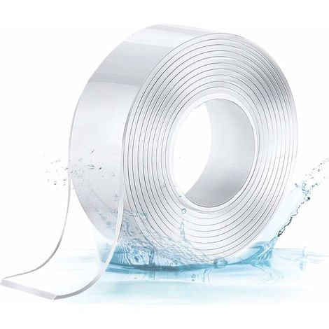 Adhésif nano adhésif double face solide et sans trace nano adhésif transparent de 30 mm 3 m 1 mm d'épaisseur (1/5)