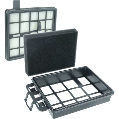 vhbw 1x filtro in spugna, 1x filtro HEPA sostituisce Zelmer 12006768, 519.0052, ZVCA355S, VC3300 per aspirapolvere
