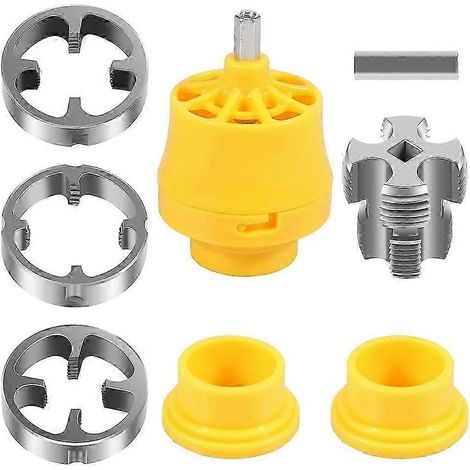 Outil de filetage PVC compatible avec perceuse électrique, moule à filetage pour tuyaux, kit de filetage pour tuyaux PVC A (1/5)