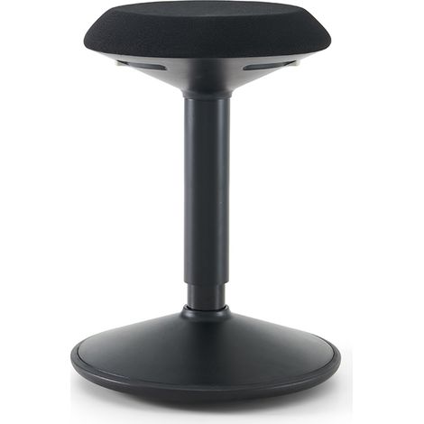 PROVOST - Tabouret ergonomique assis-debout - Noir (1/4)