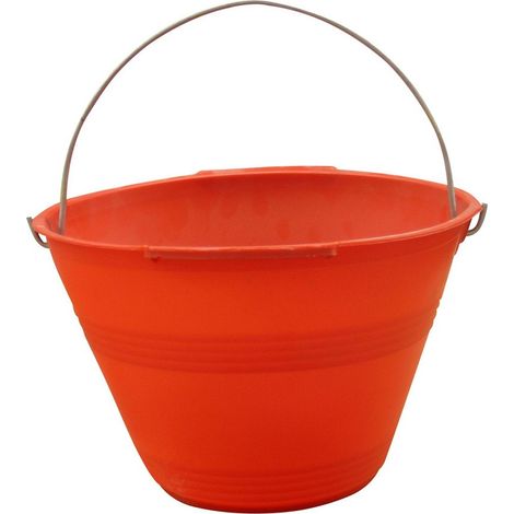 10PZ CARDARELLA IN PLASTICA Lt. 9 Ï cm. 34 - Rossa