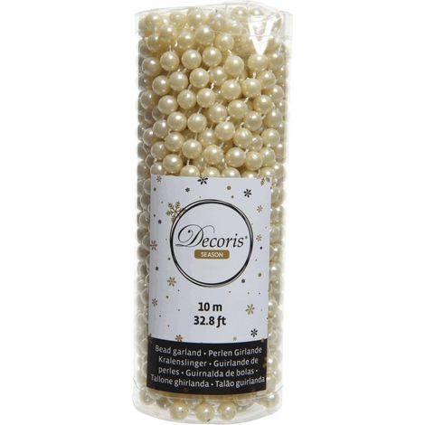 Ghirlanda di perline lucide D 0,8 cm lunghezza 1000 cm perla Peraga Christmas (1/4)